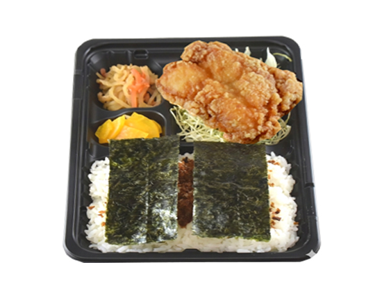  のり竜田弁当 　590円（税込み637.2円）
